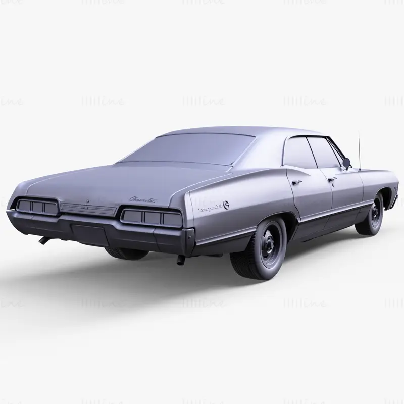 雪佛兰 Impala 1967 3D 模型