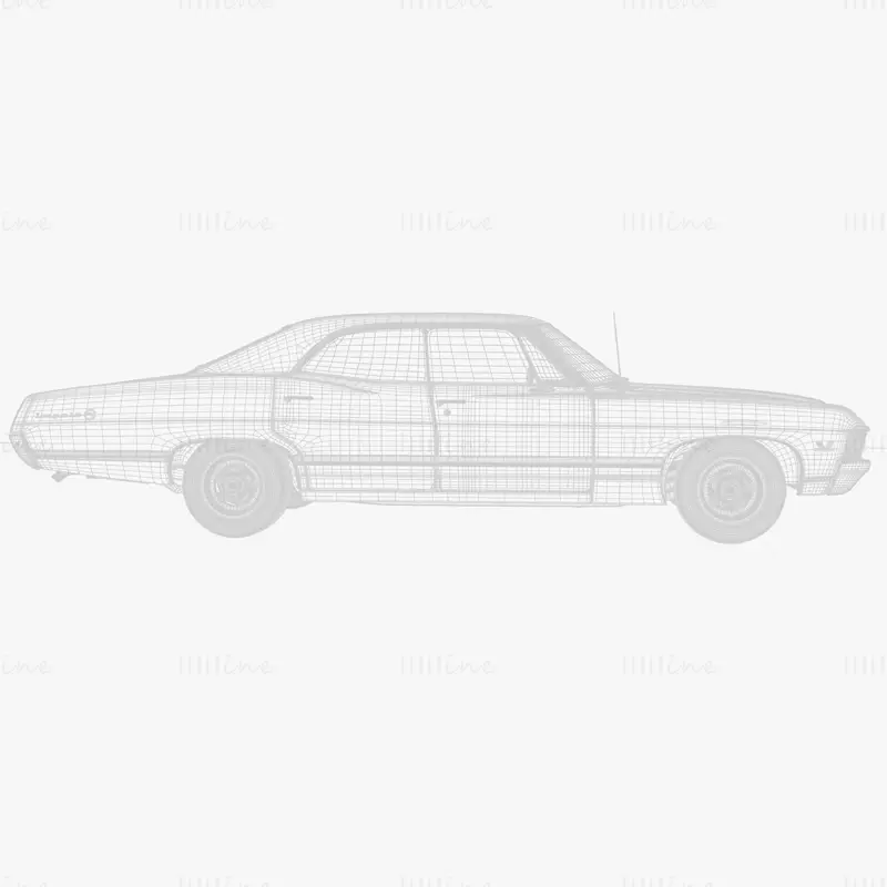 Chevrolet Impala 1967 3D Model