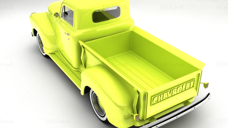 Chevrolet Pickup 1947 3100 Series 3D Model