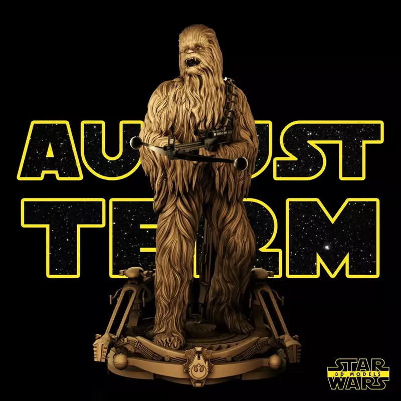 Chewbacca - Star Wars 3D tiskový model STL