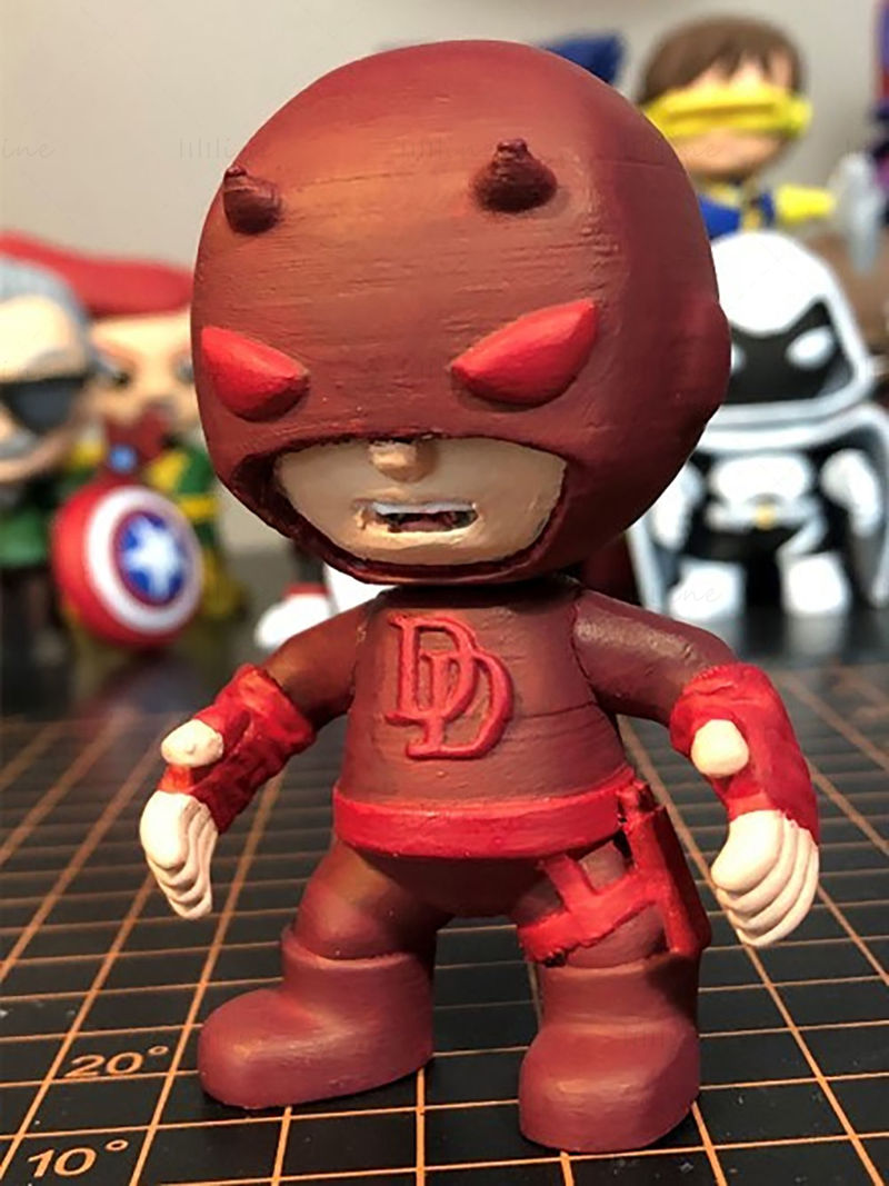 Chibi Daredevil 3D Printing Model STL