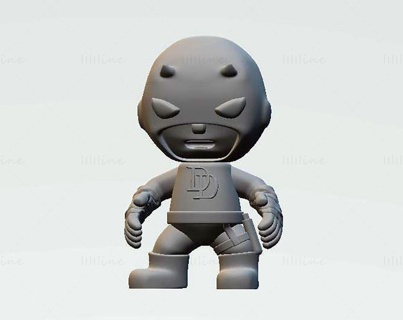 Chibi Daredevil 3D Printing Model STL