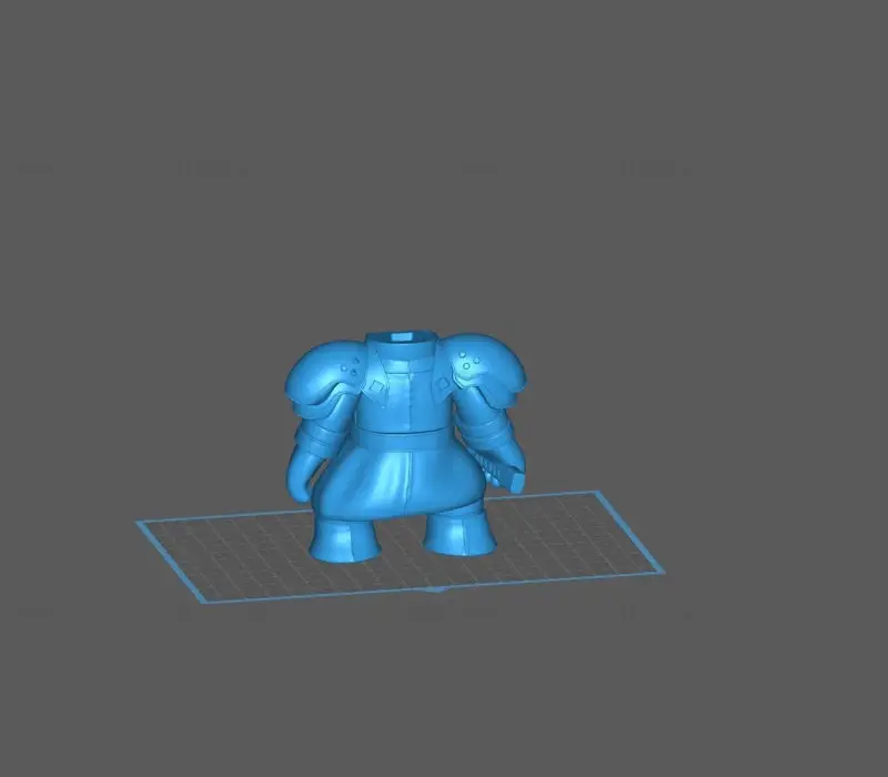 ちびFF7セフィロス3DプリントモデルSTLファイル