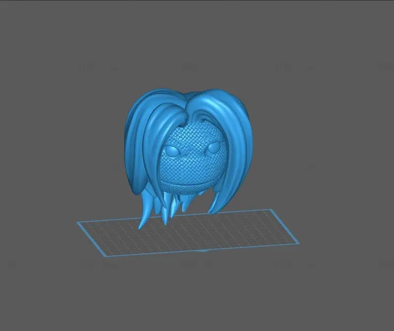 ちびFF7セフィロス3DプリントモデルSTLファイル