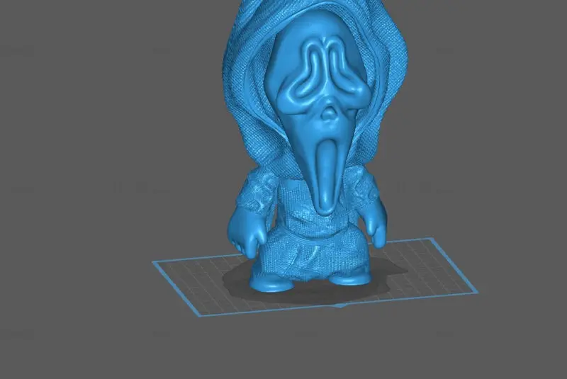 Chibi Ghostface 3Dプリントモデル STLファイル
