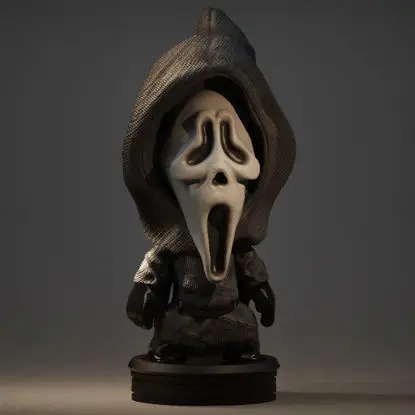 ちび ゴーストフェイス 3Dプリントモデル STLファイル