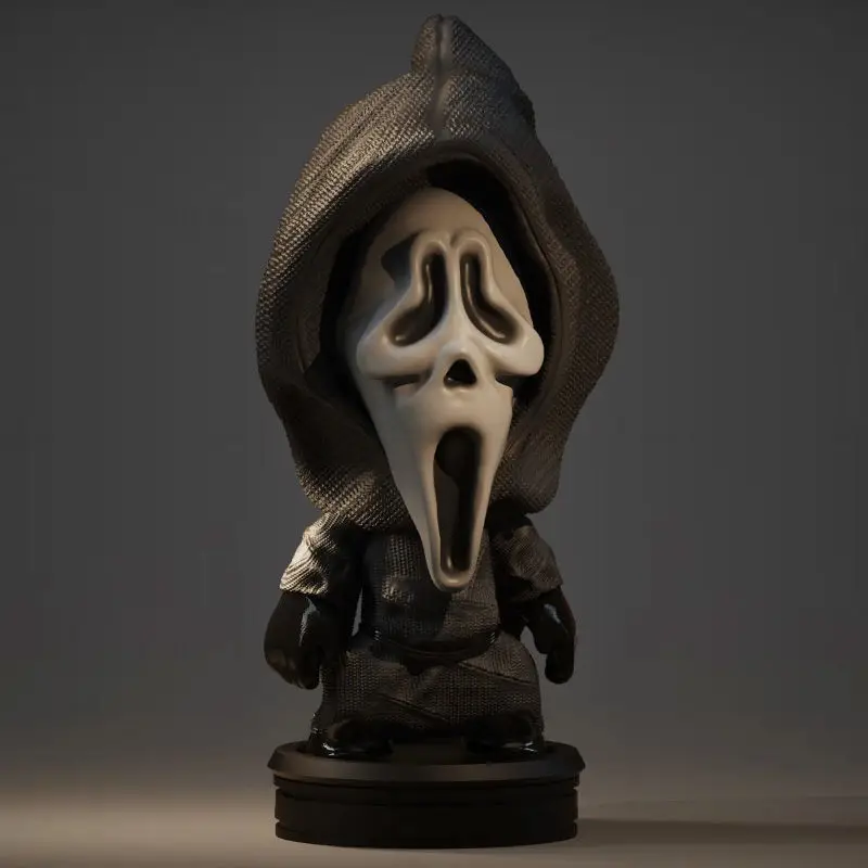 Chibi Ghostface 3Dプリントモデル STLファイル