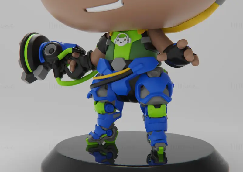 File STL del modello di stampa 3D di Chibi Lucio Overwatch