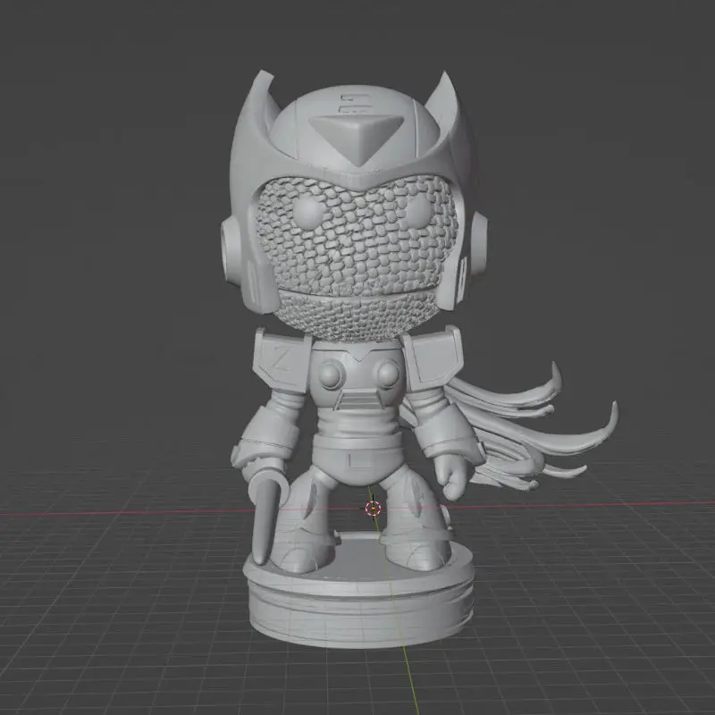 Файлы STL для 3D-печати модели Chibi Megaman Zero (Little Big Planet)
