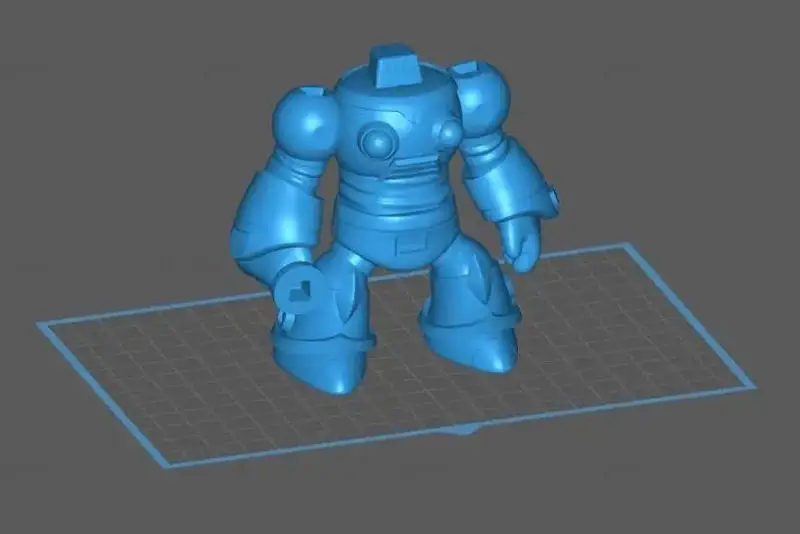 Файлы STL для 3D-печати модели Chibi Megaman Zero (Little Big Planet)