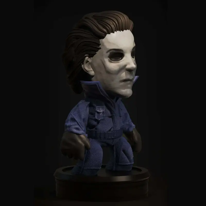 Файлы STL для 3D-печати модели Chibi Michael Myers