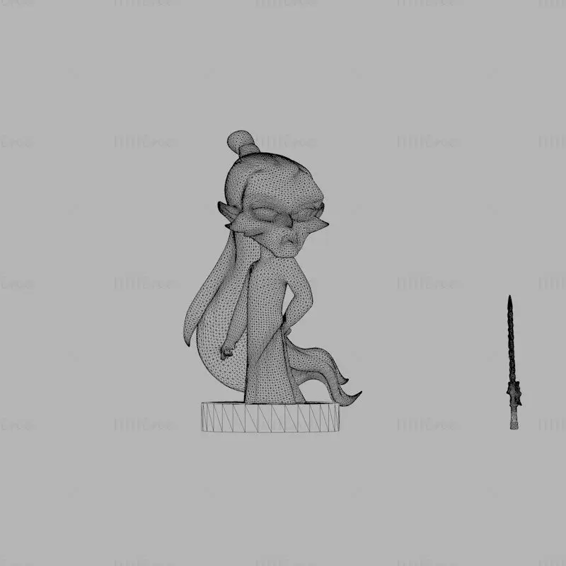 Modelo de impressão 3D Chibi Shen Gongbao