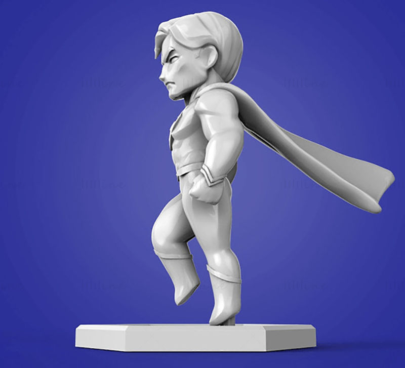 Modelo de impresión 3D de Chibi Superman STL