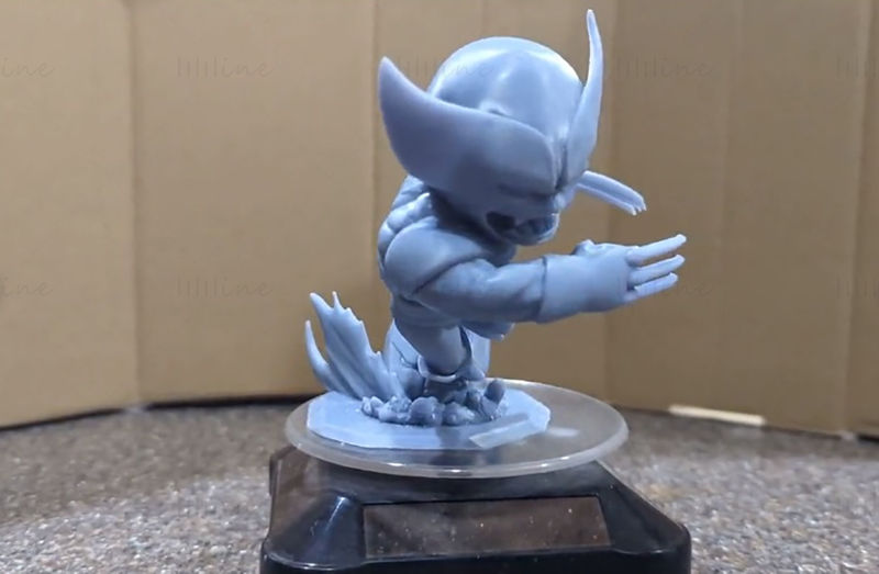 Chibi Wolverine 3D Printing Model STL