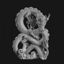 Chinese dragon sculpture 3d printing model