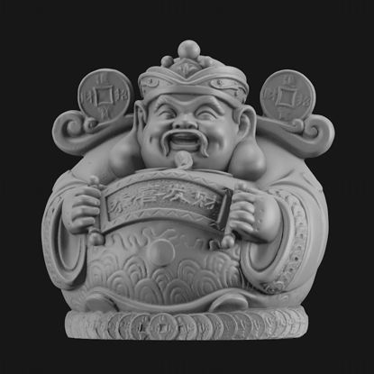 Chinese god of wealth 3d printing model