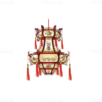 Chinese Royal Palace Lantern png