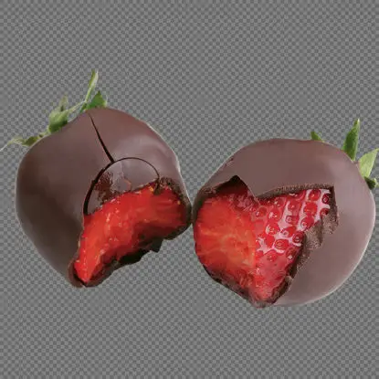 Chocolate strawberry PNG