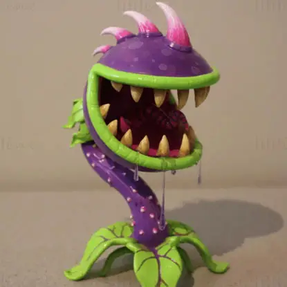 Fișier STL model imprimat 3D Chomper „Plants Vs Zombies”