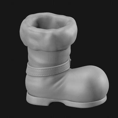 3D tiskarski model božičnega škornja