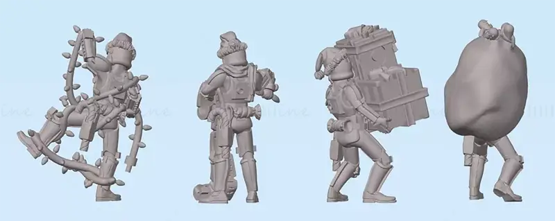 Vánoční figurky Stormtroopera 3D tisk Model STL