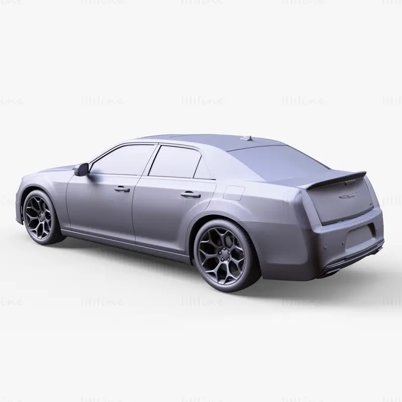 Chrysler 300 S Sport K2 2018 Car 3D Model