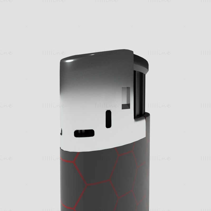 Cigarette Lighter 3D Model