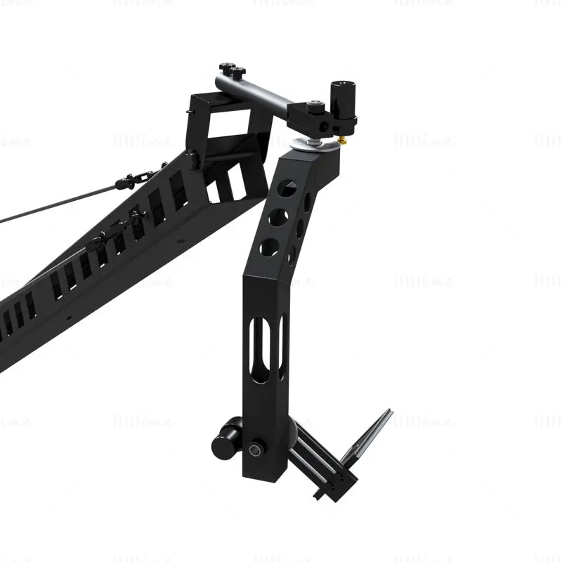 Cinematic crane camera black 3d model