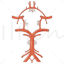 Circle of Willis vector illustration