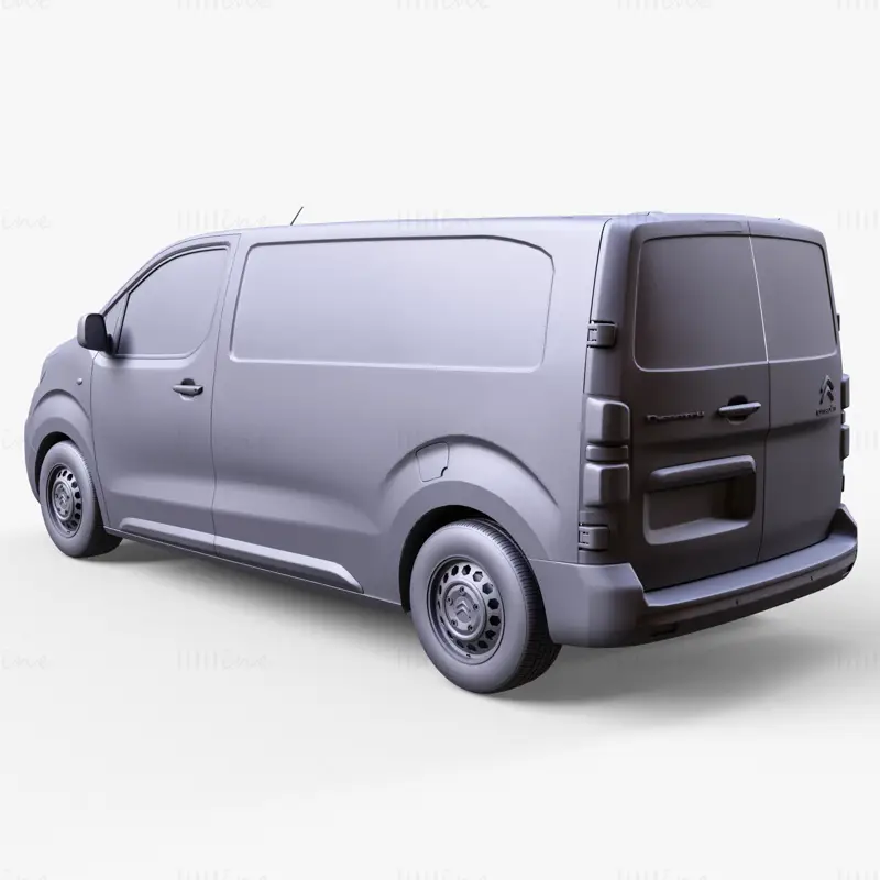 Citroen Dispatch XS 2019 Car 3D Model