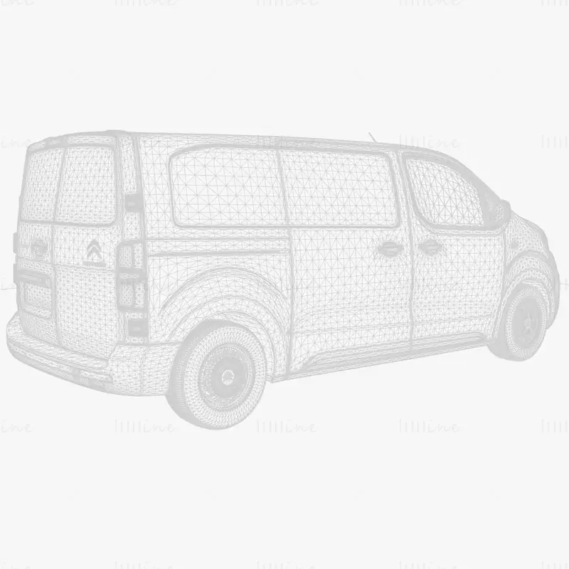 Citroen Dispatch XS 2019 Car 3D Model