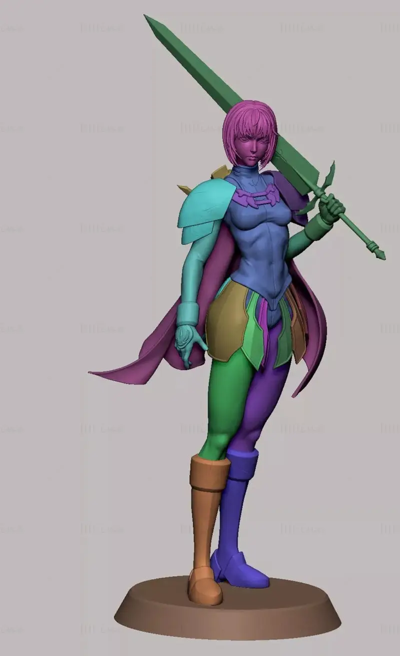 Clare - Claymore 3D Print Model STL