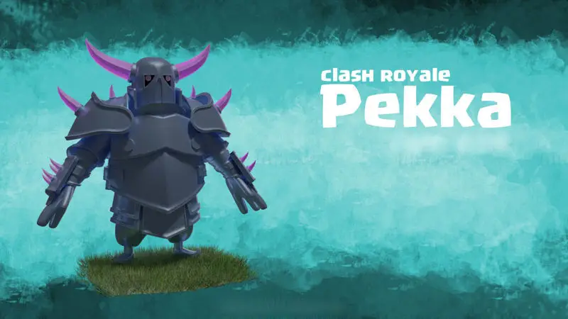 نموذج طباعة ثلاثي الأبعاد للعبة Clash Royale Pekka STL