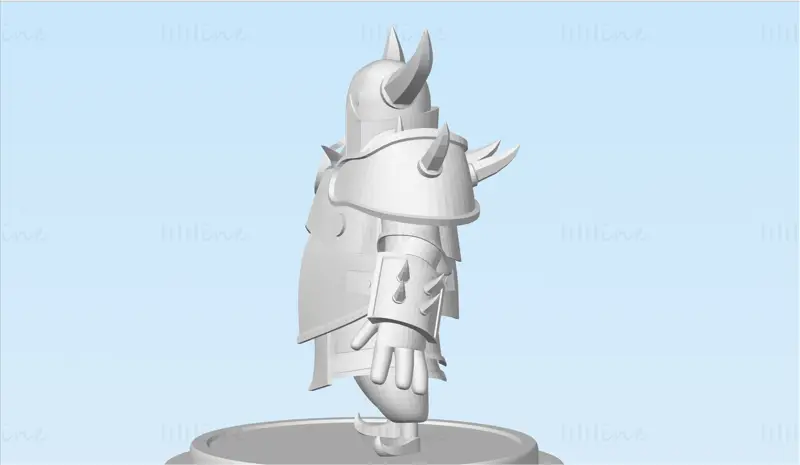 クラッシュ・ロワイヤル ペッカ 3D プリント モデル STL