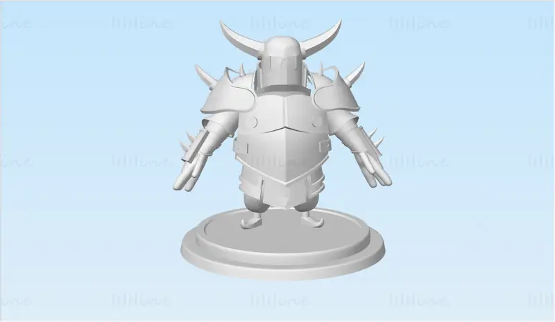 Modelo de impresión 3D STL de Pekka de Clash Royale