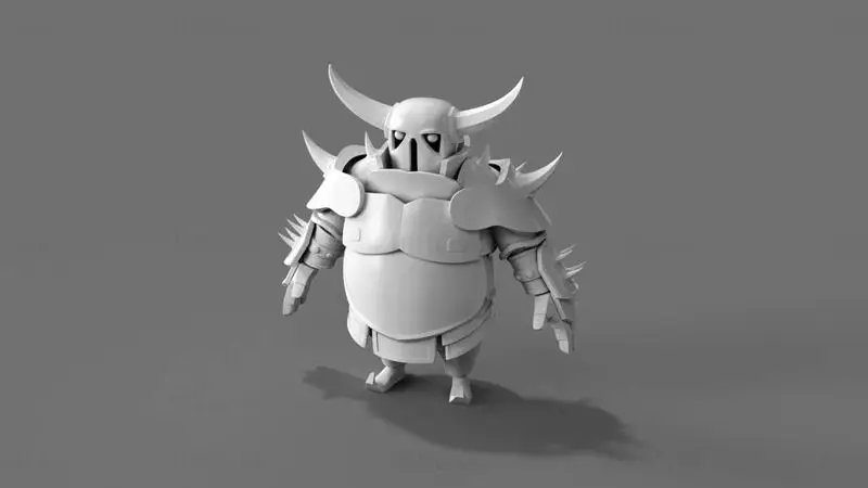 Modelo de impresión 3D STL de Pekka de Clash Royale