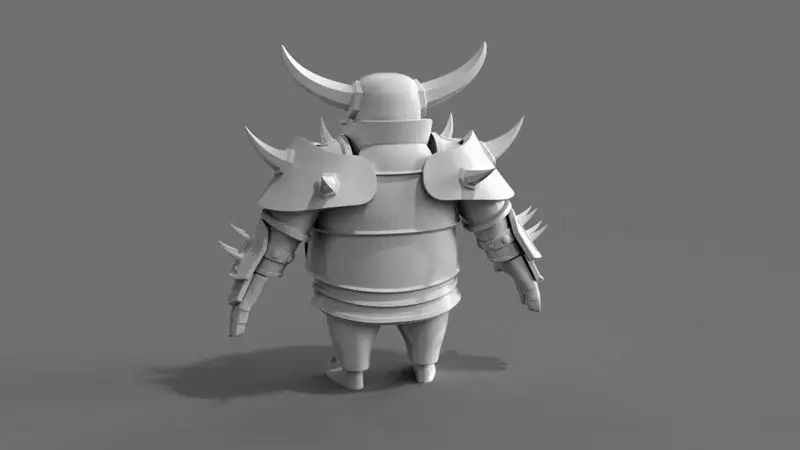 Modelo de impresión 3D STL de Pekka de Clash Royale