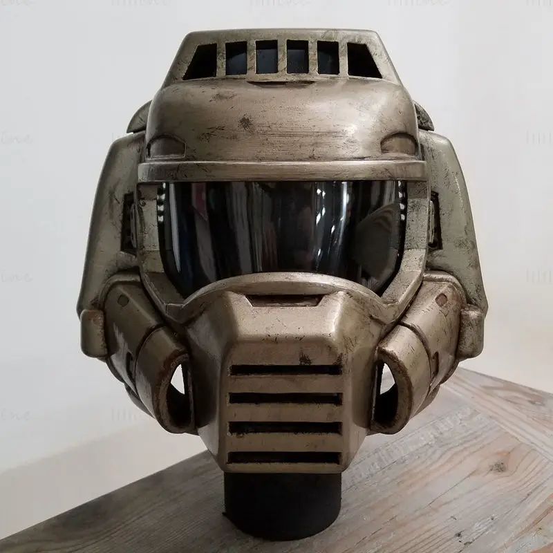 Classic Doom Guy Helmet STL 3D Print Files