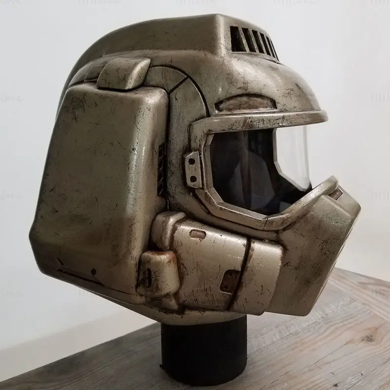 Classic Doom Guy Helmet STL 3D Print Files