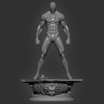 Classic Spider Man 3D Model Ready to Print