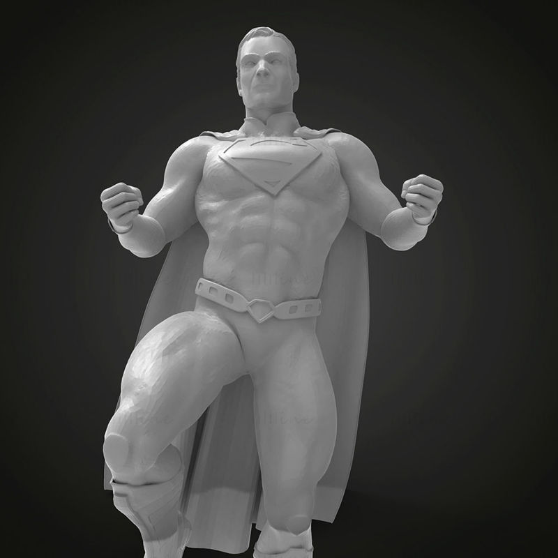 Modelo de impresión 3D de Superman clásico STL