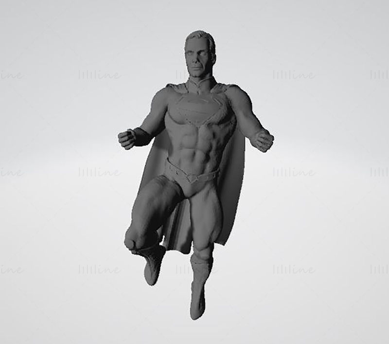 Modèle d'impression 3D Superman classique STL