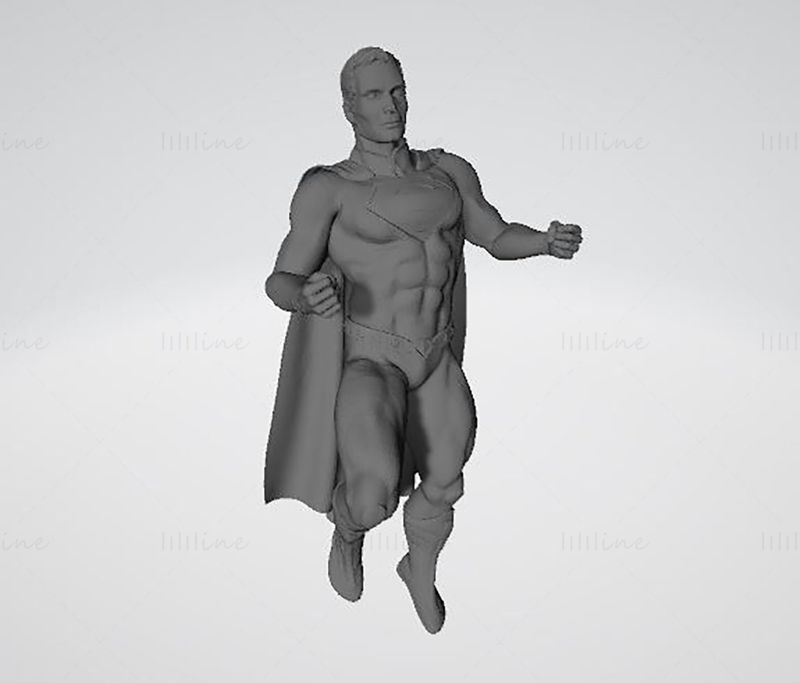 Classic Superman 3D Print Model STL