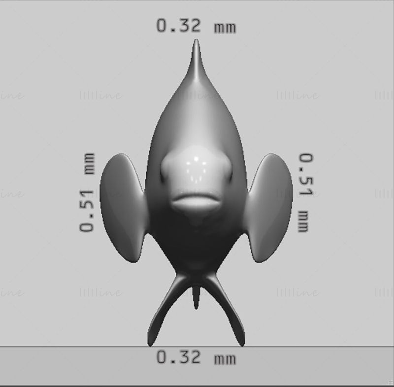 Palyaço Balığı 3D Modeli Yazdırmaya Hazır