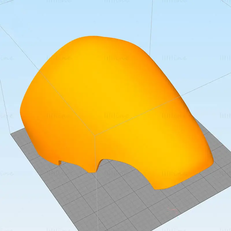 File modello STL di stampa 3D del casco Cobra Commender