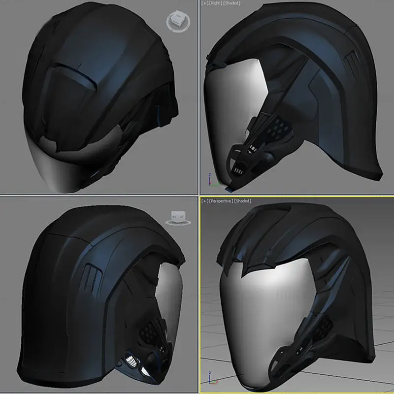 Cobra Commender Helmet 3D Print Model STL Files