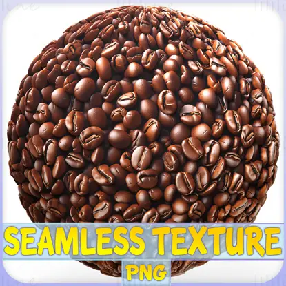 Coffee Bean Seamless Texture