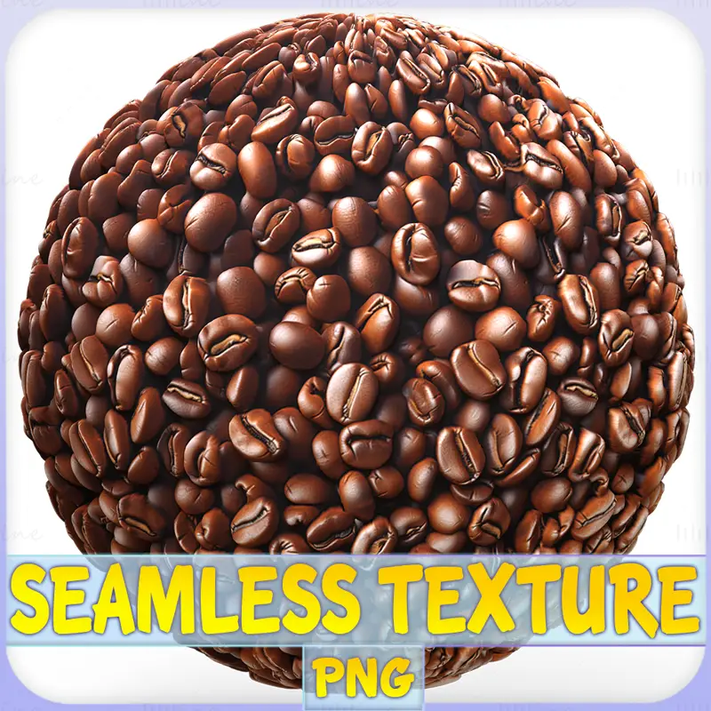 Coffee Bean Seamless Texture