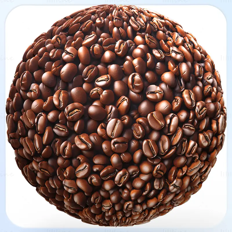 Coffee Bean Seamless Texture