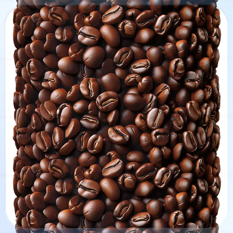 Coffee Bean Seamless Texture